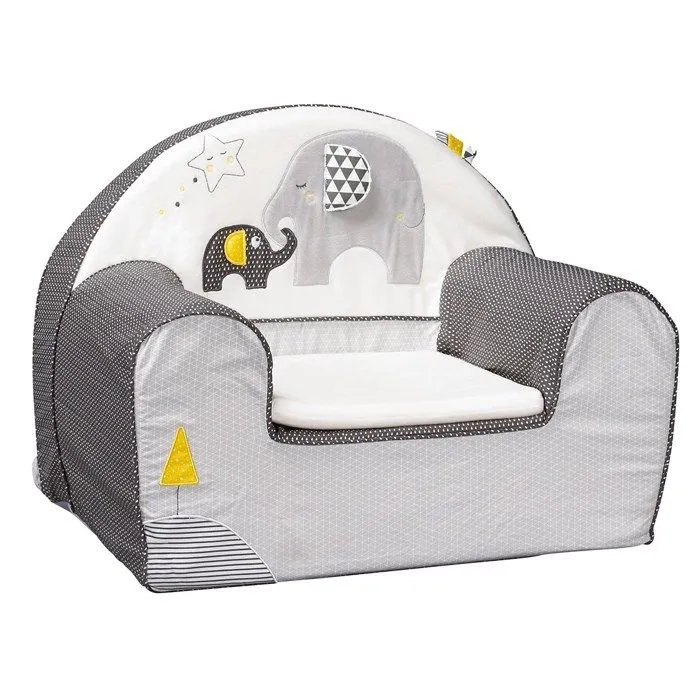 Fauteuil enfant - SAUTHON - Club Babyfan - Gris - Tissu - Mixte-0