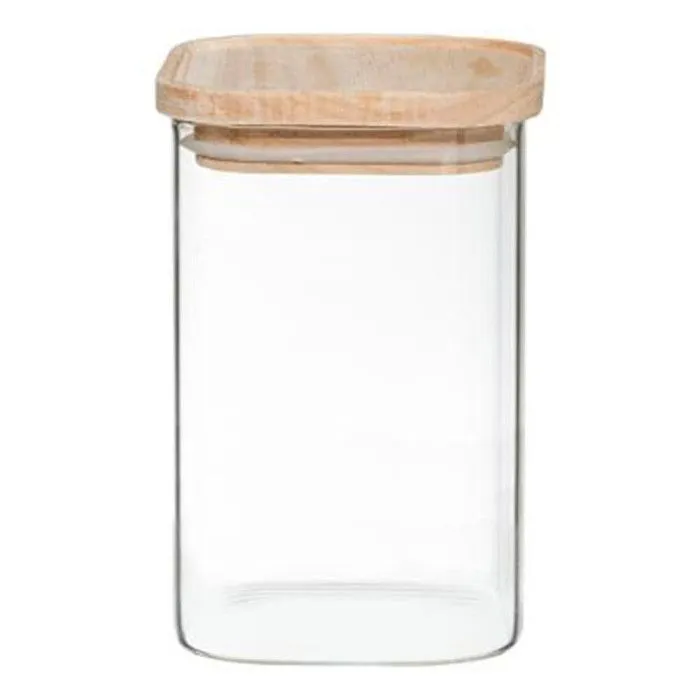 Lot de 4 Bocaux "Empilables" 15cm Transparent-2