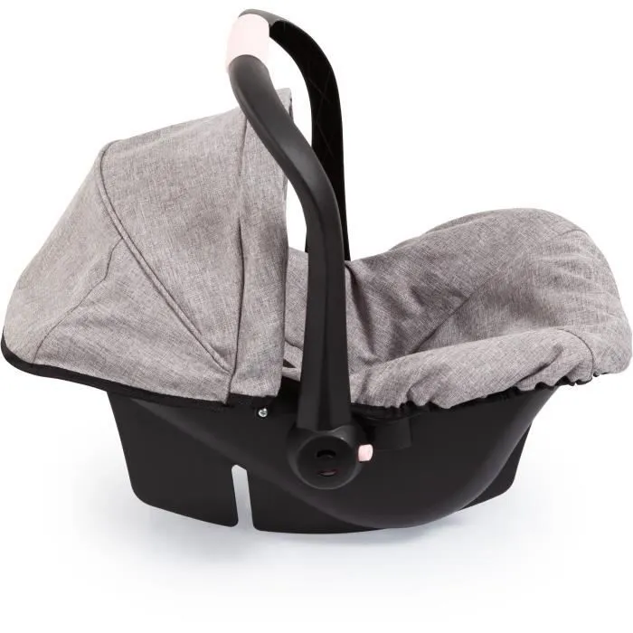 Siège Auto de Poupée Gris - BAYER - Convient aux poupées jusqu’à 46 cm - Ceinture de sécurité intégrée-6