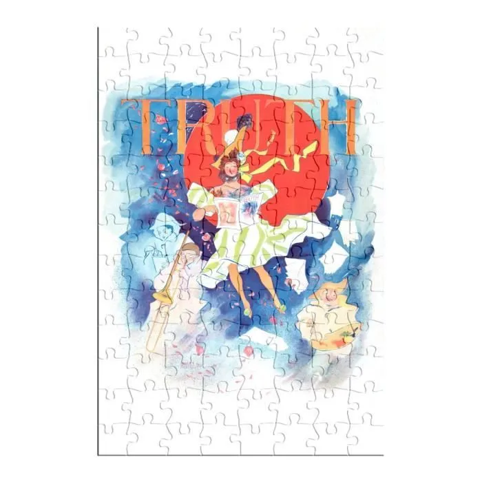 Puzzle Classique - FABULOUS - Truth Vérité Affiche Aquarelle - 100 Pièces - Mixte - Adulte-1
