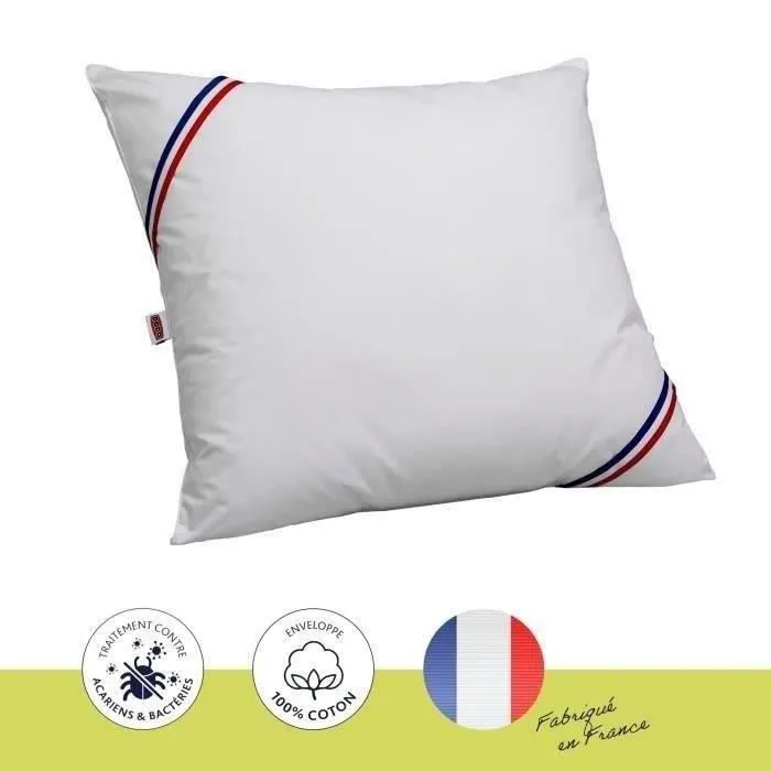 DODO Oreiller Grand luxe Quallofil Allerban - 60 x 60 cm - Blanc-1