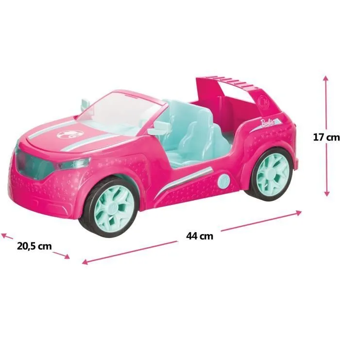 Véhicule télécommandé Barbie Cruiser SUV 44cm - Sons et lumières - MONDO MOTORS-2