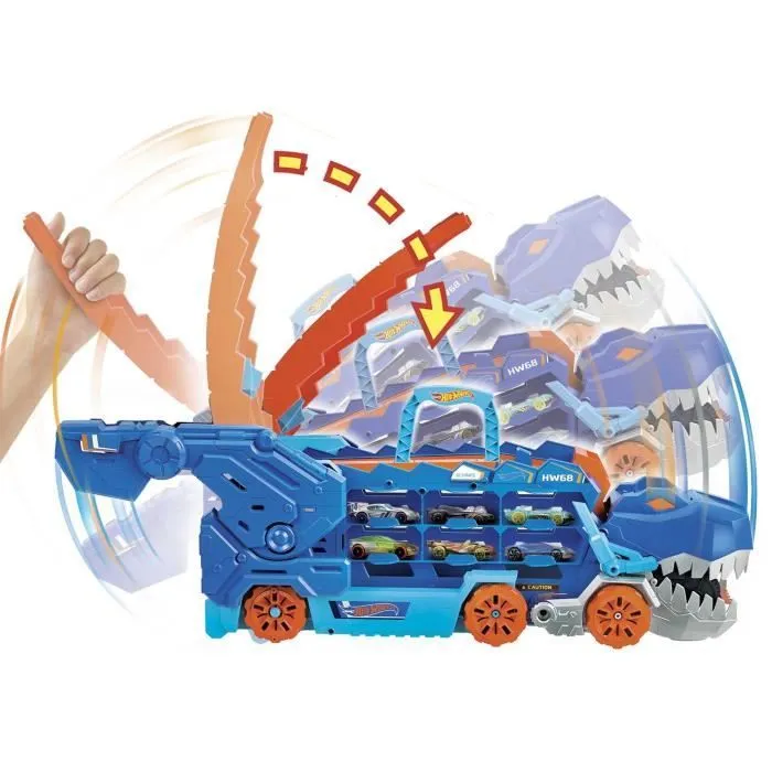 Méga Transporteur T-rex Suprême - Hot Wheels Dinosaure Mattel HNG50-7