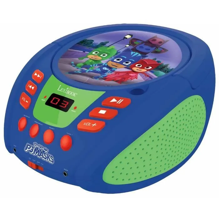 Lecteur CD portable avec prise micro Pyjamasques-2
