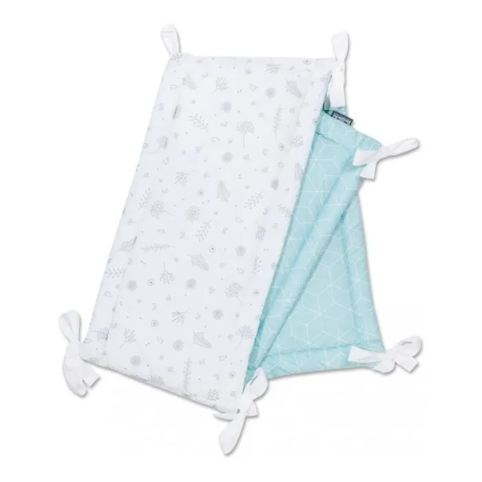 Bellochi Tour de Lit Bébé 180 x 30 cm - Certifié - Universel en Coton Souple pour un Matelas 120 x 60 cm - Fresh-0