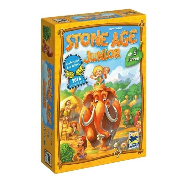 Jeu de société - ASMODEE - STONE AGE JUNIOR - Pour enfants de l'année - 5 ans et plus-0