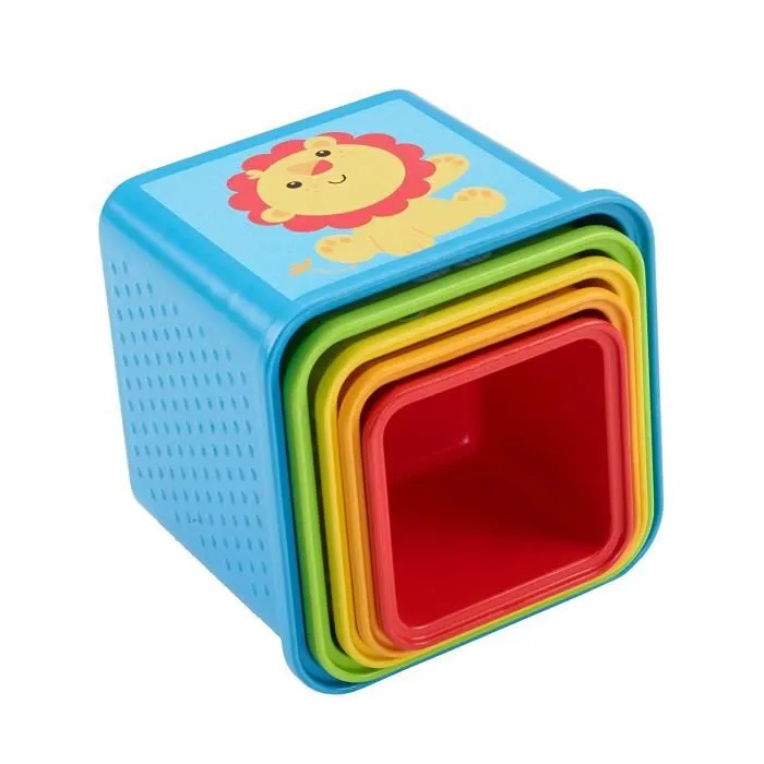Cubes Découvertes Fisher-Price - Jouet éducatif pour bébé de 6 mois et plus-1