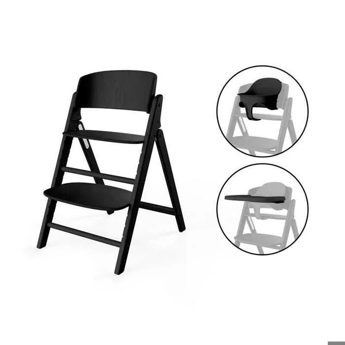 CYBEX - Chaise Haute Click & Fold 3-en-1 - Noir-0