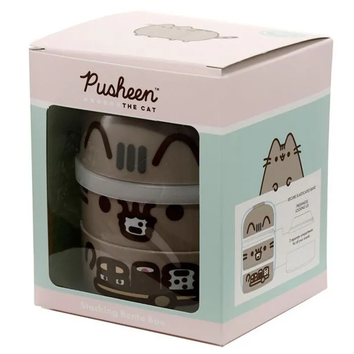 Boîte Repas Bento - Pusheen - Ronde - 13cm - Sans BPA - Non micro-ondable-3