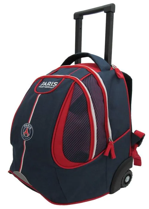 Sac à dos scolaire - PARIS SAINT GERMAIN - PSG - Roulettes - Polyester - 32x47x26 cm-3