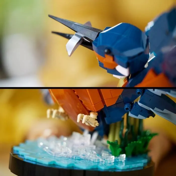 LEGO Icons 10331 Le Martin-pêcheur, Kit de Maquette pour Adultes, Idée Cadeau de Décoration Maison ou Bureau-3