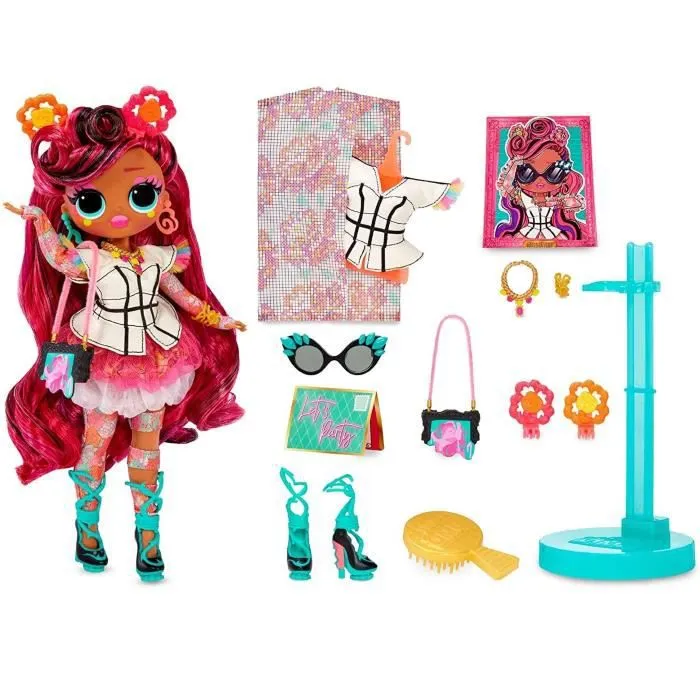 L.O.L. Surprise - OMG Queens - Miss Divine - Poupée Mannequin 25cm et Accessoires-2