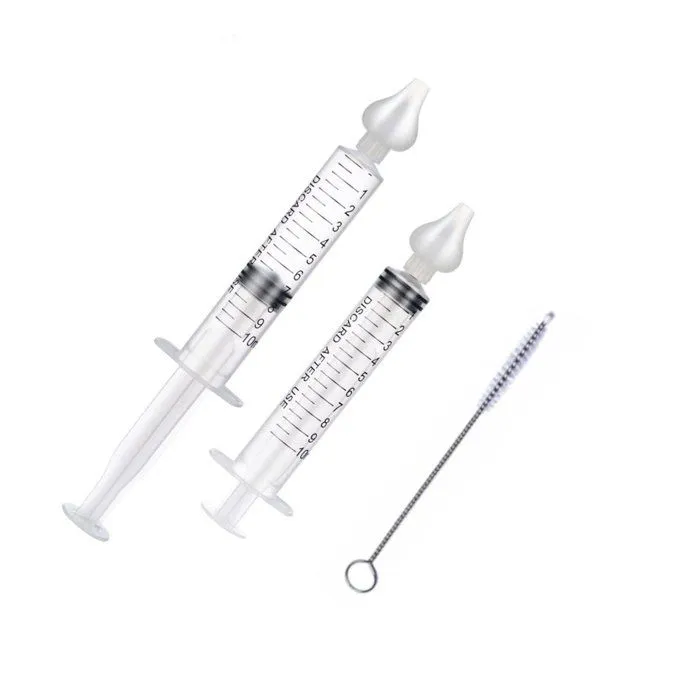 Kit de 2 seringues de lavage de nez de bébé – mouche-bébé-0