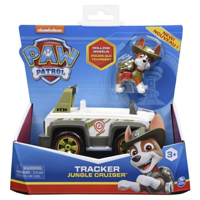 Véhicule + Figurine Tracker - PAW PATROL - Pat' Patrouille - Multicolore - Jouet 3 Ans-3