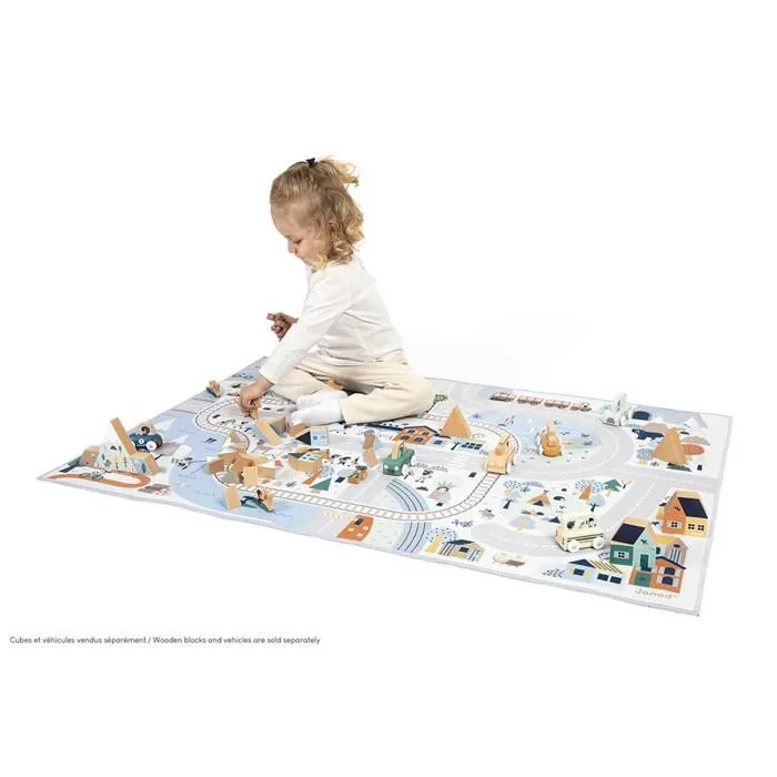 Janod - Tapis de jeu Vallée blanche - JURATOYS-1
