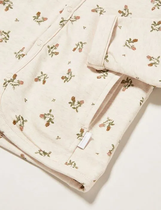 Coffret textile Noppies - 24N0310 - Baby U Cardigan Niederau Rev, RAS1202 Oatmeal-P611, 68 cm Mixte bebe-3