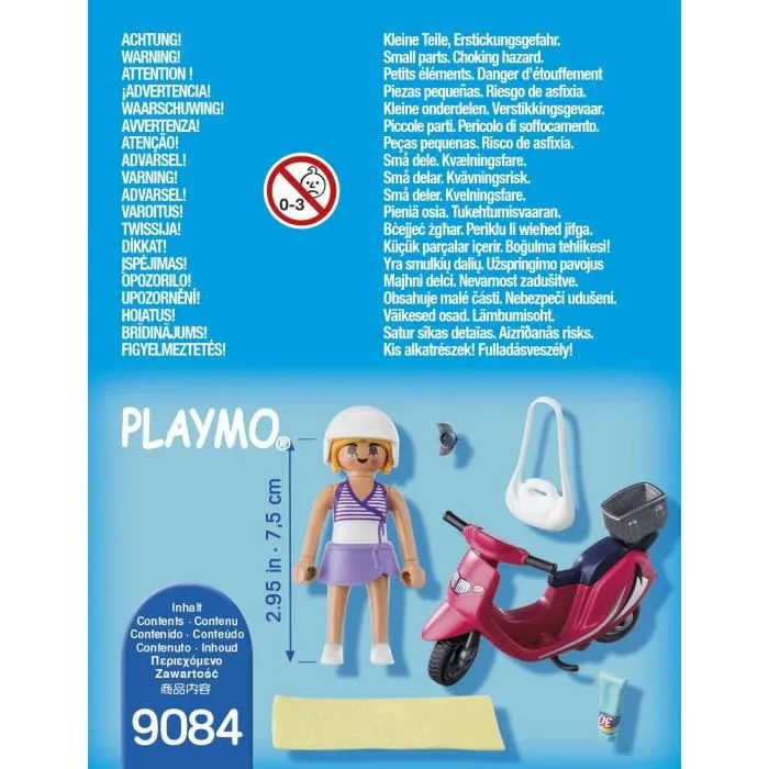 PLAYMOBIL - Vacancière avec Scooter - Spécial Plus - Accessoires inclus-2