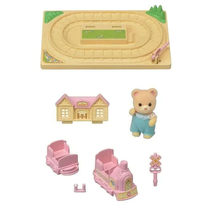 Train Tchou-tchou des bébés - SYLVANIAN FAMILIES - 5320 - La Crèche, l'école-3