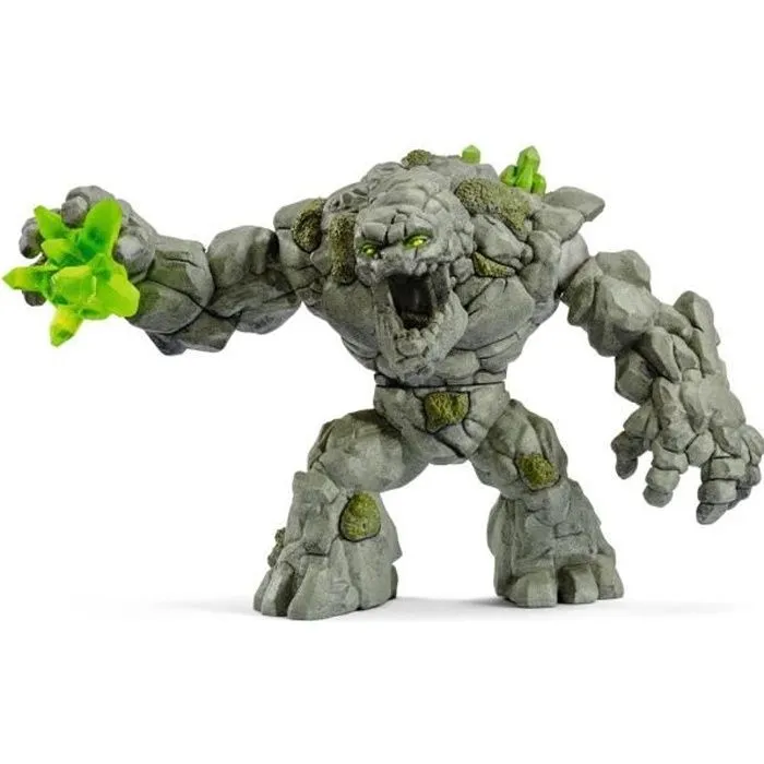 Monstre de pierre, jouet monstre durable et détaillé avec bras mobiles et torse rotatif, jouet fantastique pour enfants dès 7 ans --0
