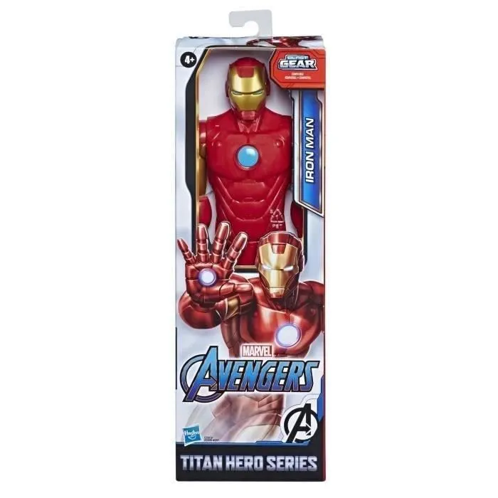 Figurine - MARVEL - Avengers Titan 30cm - Iron Man - Jouet pour Enfant de 4 ans et plus-1