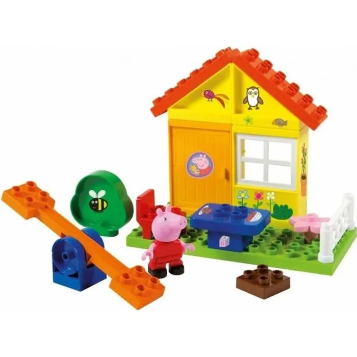 Cabane de Jardin PEPPA PIG - Modèle Big Bloxx Maison - Figurine Incluse - Mixte - A partir de 18 mois-0