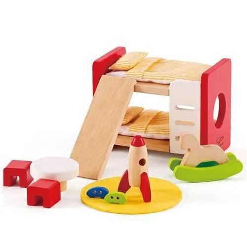 Chambre d'enfant - Hape - E3456 - Rouge - 3 pièces - Pour enfants à partir de 3 ans-0