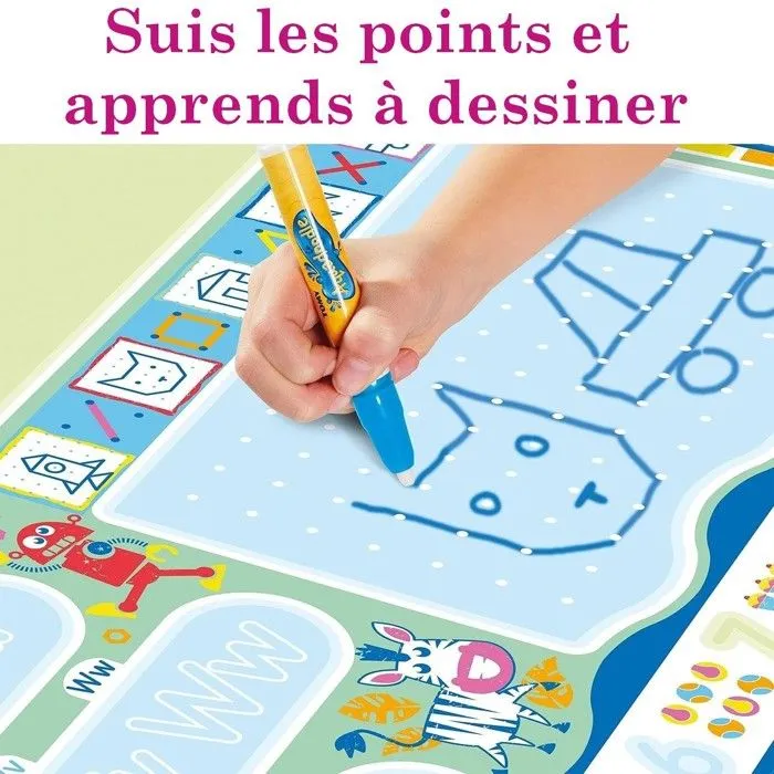 Tapis pour dessiner - TOMY - AQUADOODLE - Enfant - L48 x P0,3 x Ht36 cm - Bleu-2