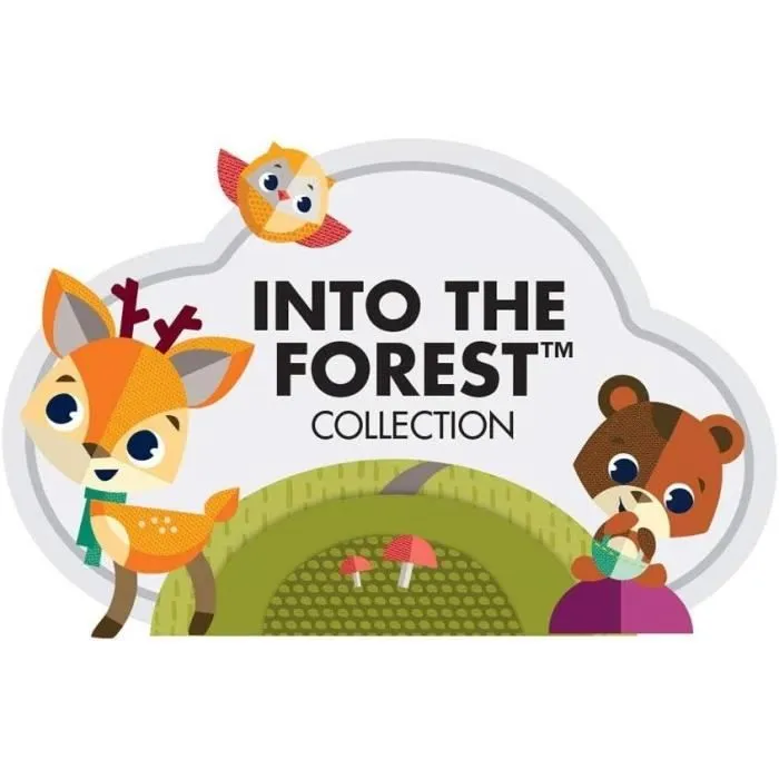 TINY LOVE Tapis de jeu luxe Gymini Into the Forest, avec arches amovibles et jouet musical-5