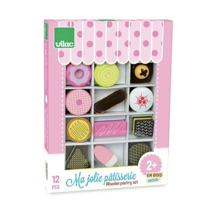 Jouet en bois - VILAC - Ma Jolie Pâtisserie - Enfant - Mixte - Violet - A partir de 3 ans-3