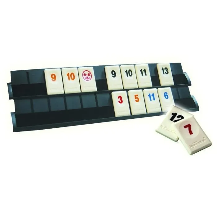 RUMMIKUB Chiffres, Jeu de societe de reflexion, Jeu de plateau type educatif, Version francaise-2