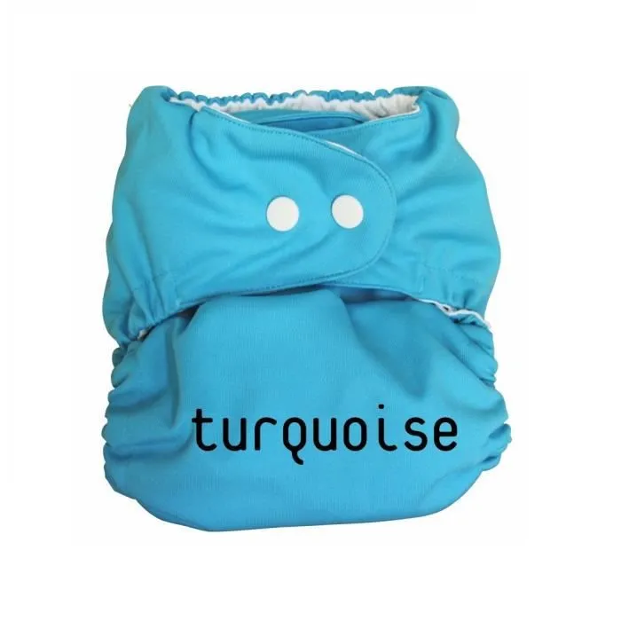 Couche lavable So Easy Turquoise - P'TITS DESSOUS - Taille Unique - Ultra absorbante - Mixte-0