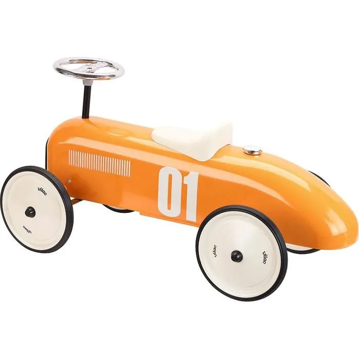 Vilac - Porteur voiture vintage orange-3