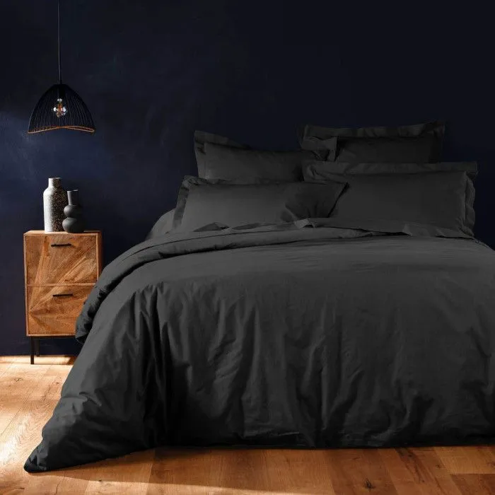 Housse de Couette "Lina" 220x240cm Noir-0