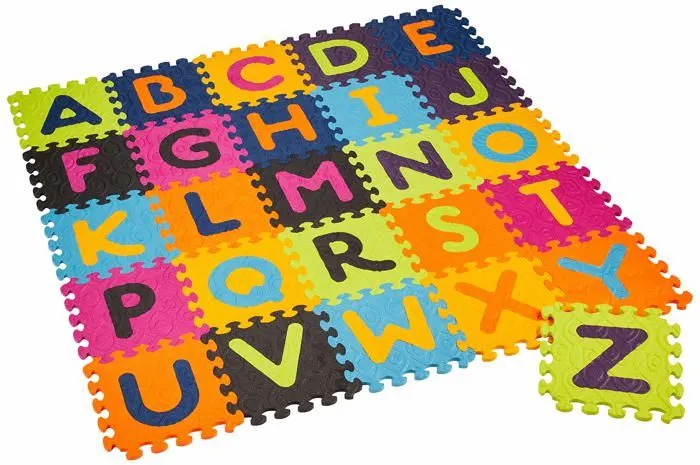 Tapis de jeu enfant B. you - BX1699C1Z - B.- Tapis Alphabet You, , Multicolore, Large-0