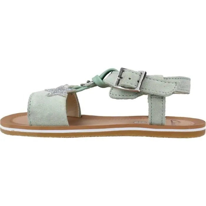 Sandale - CLARKS - 121883 - Vert - Semelle intérieure en gomme - Semelle extérieure en peau-1