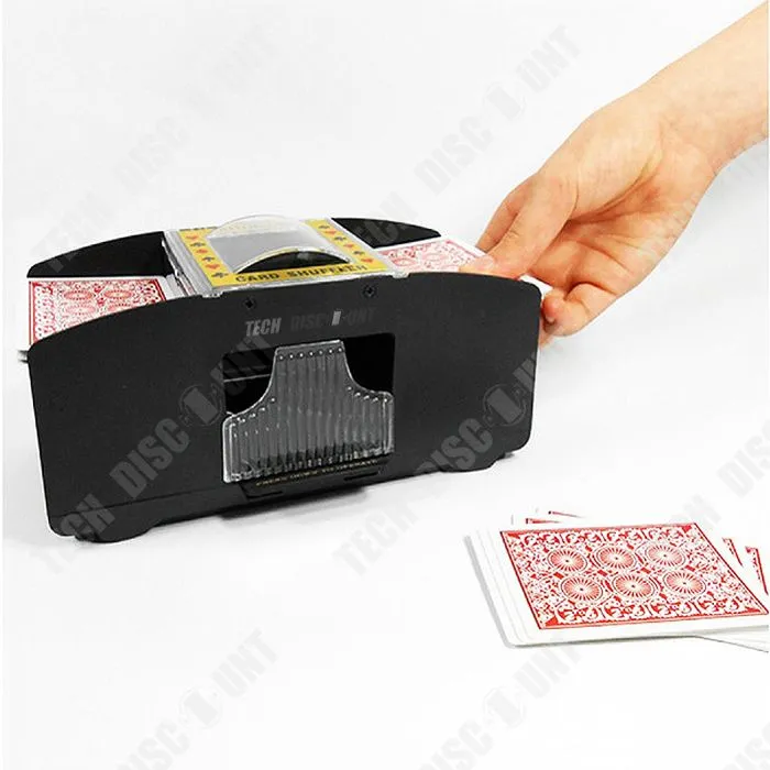 TD Machine Mélanger Cartes Automatique Poker Blackjack Utilisée Manuellement Électriquement Conçue Croupiers Casino Équipement Jeu-1