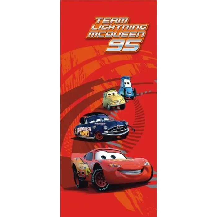 Poster géant Cars Disney Flash 95 Collection - MCQUEEN - Rectangulaire - Orange - H 202 x L 90 cm-1