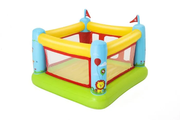 Jeu gonflable - Fisher Price BESTWAY - Château à balles - 3 à 6 ans - PVC - 175 x 173 x 135 cm-0