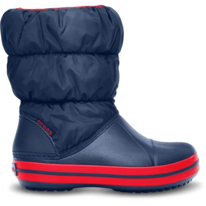 Bottes - Crocs - Winter Puff - Rouge/Bleu - Confortable - Légère - Enfant-0