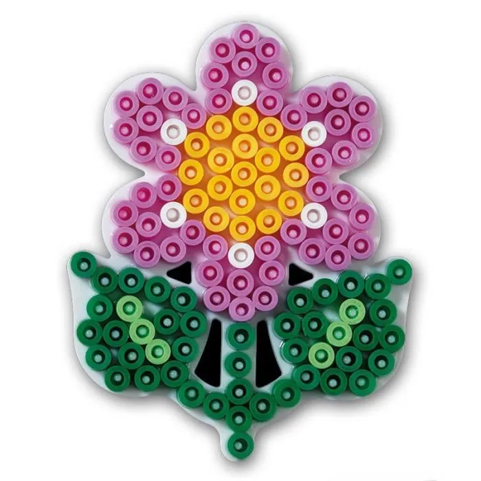 Plaque pour perles à repasser Hama Midi - HAMA - Petite plaque fleur - Jouet créatif - Multicolore - Mixte-0