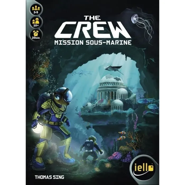 Jeu de société - THE CREW : MISSION SOUS-MARINE - IELLO - 3 joueurs ou plus - 20 min-0