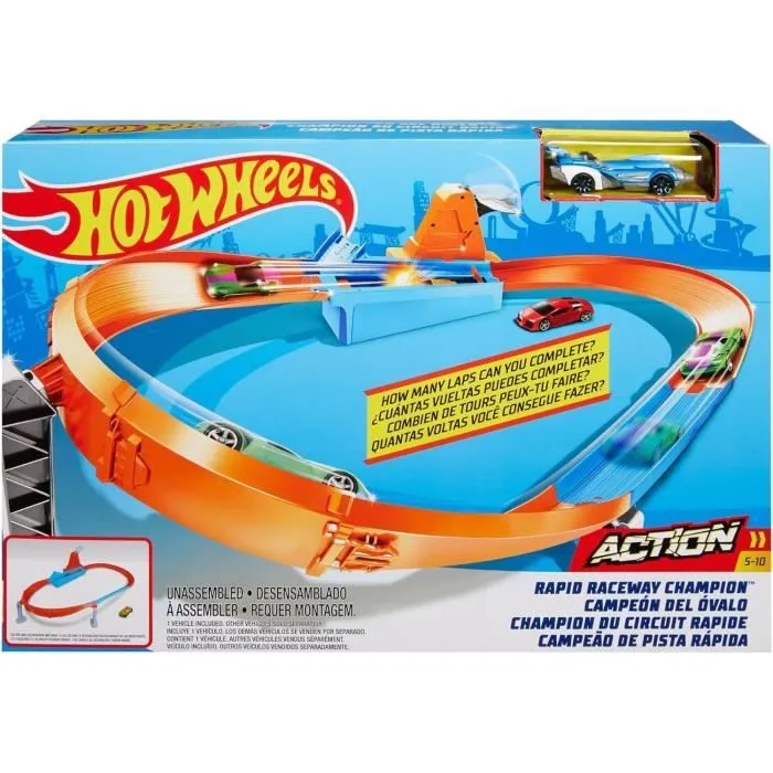 Hot Wheels® – Coffret La Piste des Champions GJM75-6