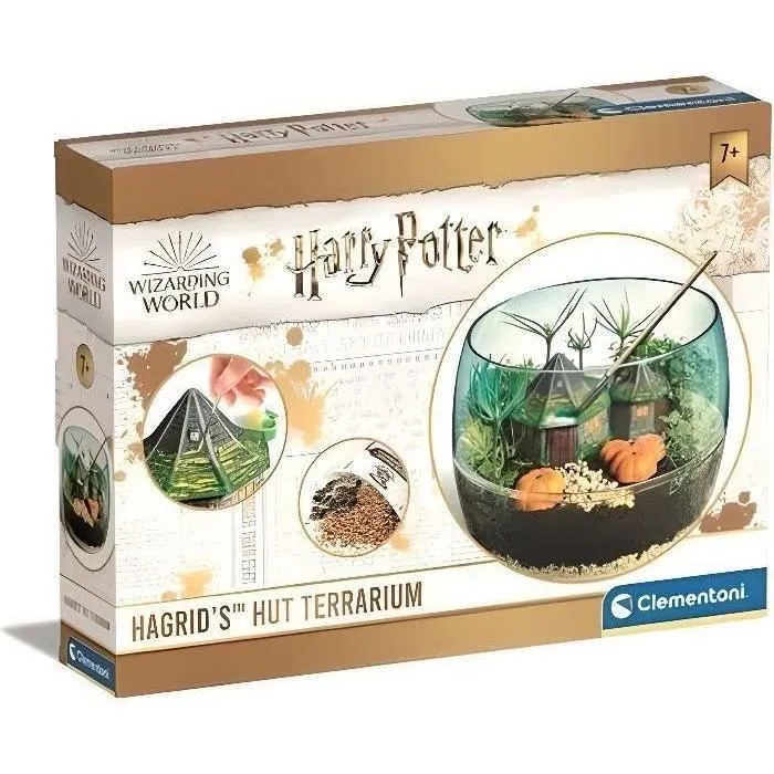 Terrarium Harry Potter - CLEMENTONI - Cabane de Hagrid à reproduire-0