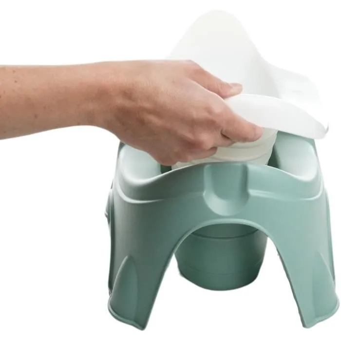 Pot - THERMOBABY - IDEO - Vert Sauge - Avec écuelle amovible, ergonomique et robuste-3