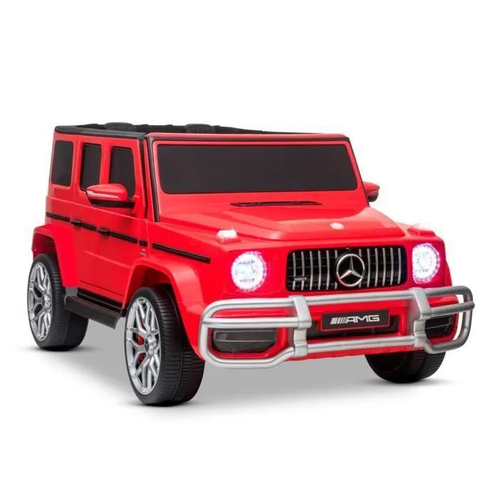 Voiture Electrique 4x4 SUV Rouge 2 places Mercedes AMG 2 x 45 W - Marche AV-AR, Phares et Système audio-0