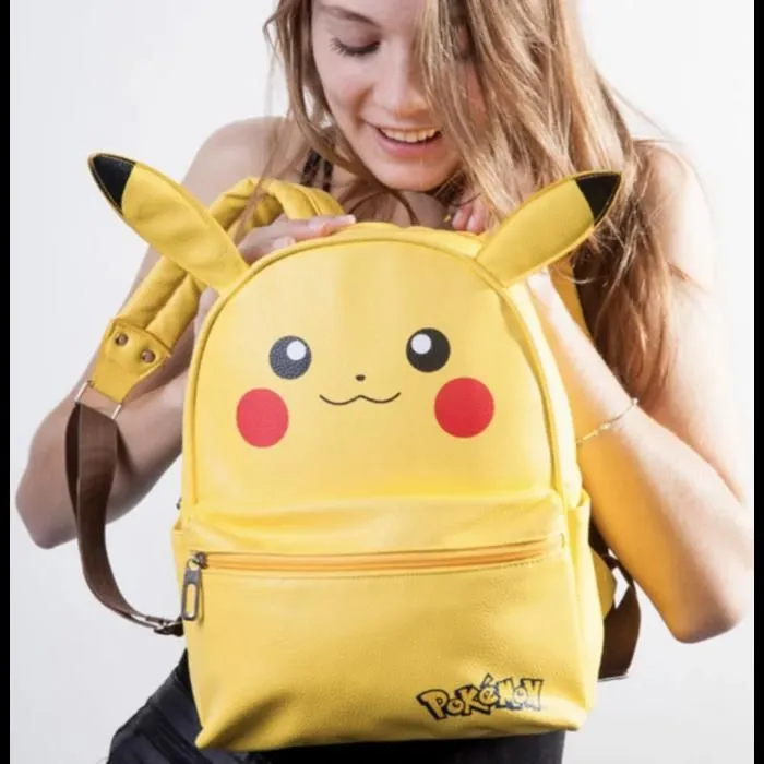 Sac à dos - POKEMON - Pikachu - Jaune - Enfant - Ludique-3