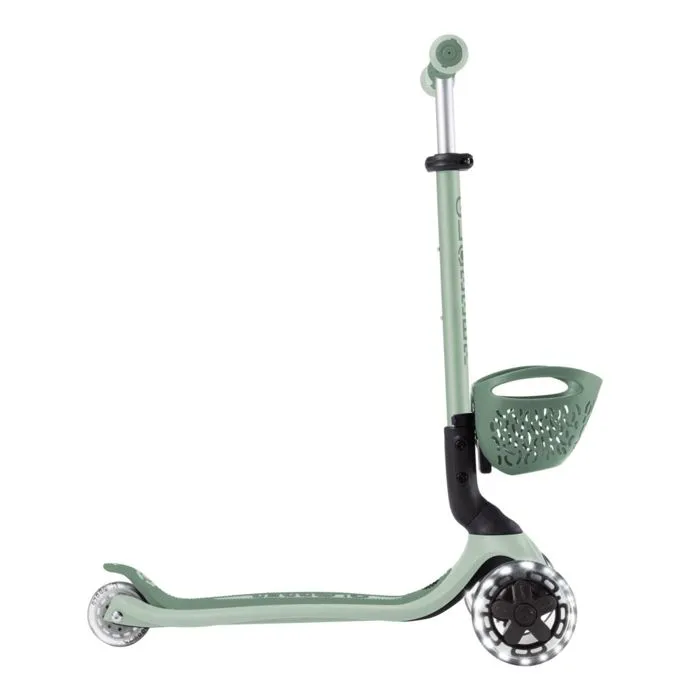 Globber - Trottinette évolutive GO UP BABY 360 LIGHTS - Vert Sauge-3