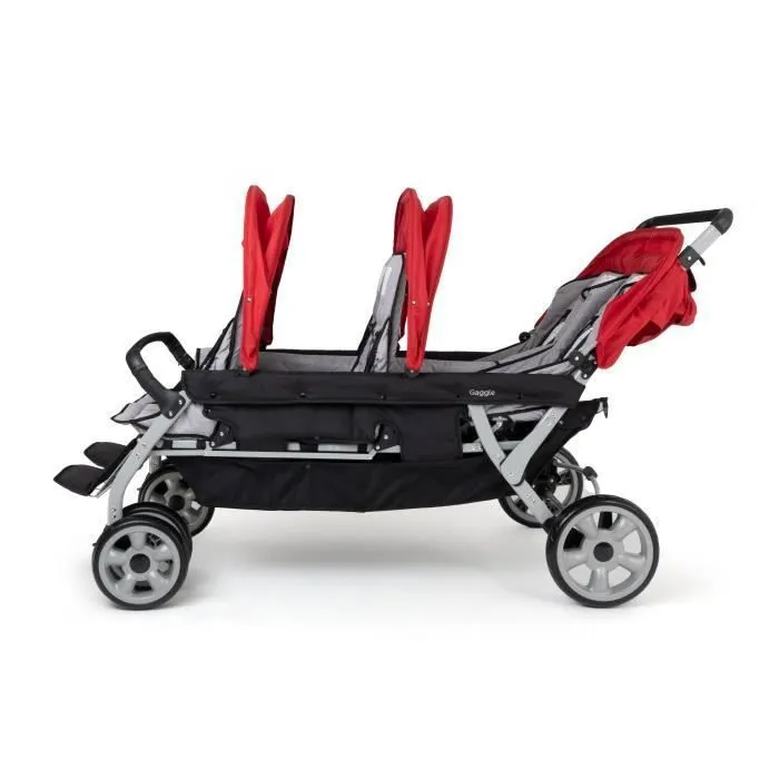 Poussette multiple - GAGGLE - Jamboree - 6 places - Rouge-2