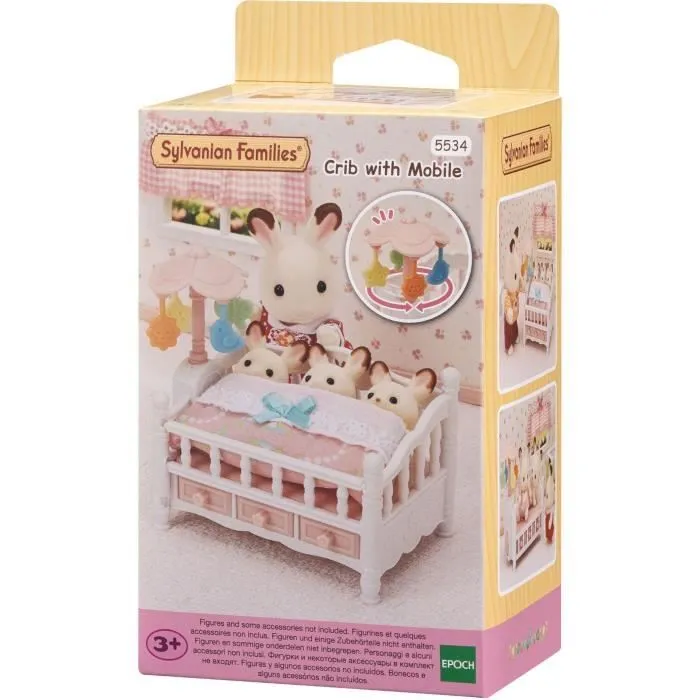 SYLVANIAN FAMILIES Le lit de bébé et mobile Pour Enfant - Le village-0