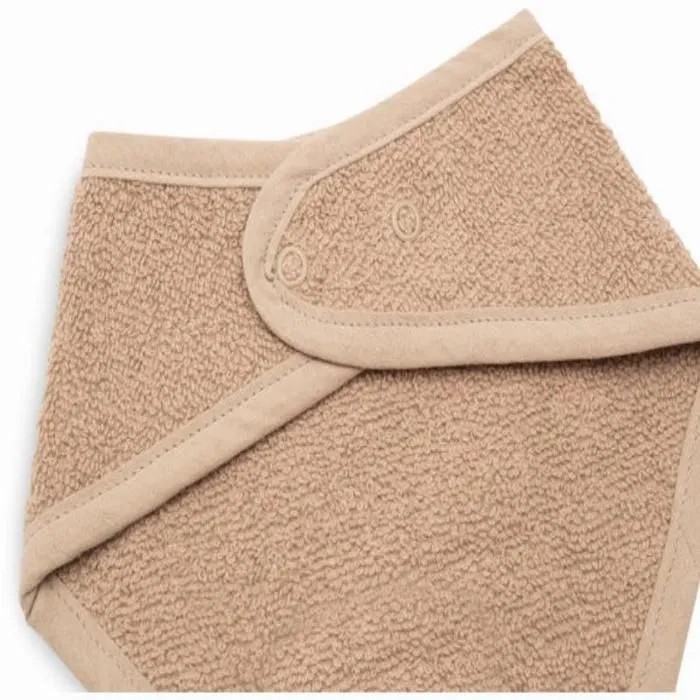 Bavoir Bandana en coton-jersey - JOLLEIN - Biscuit - Mixte - 0 mois - Pratique et confortable-3